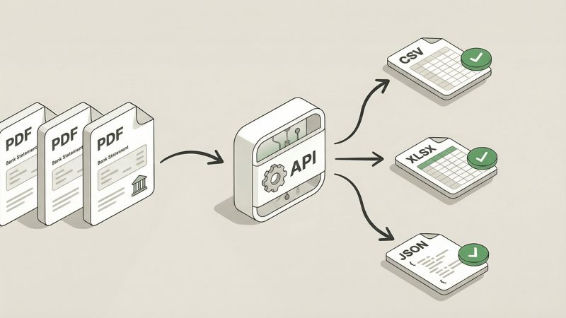 Announcing the Bank Statement Converter API